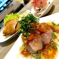 釣った鯵で晩御飯|こもず♪さん