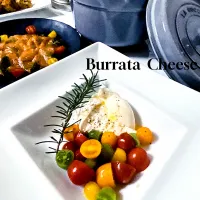 カラフルトマトのブッラータ| オーロラさん