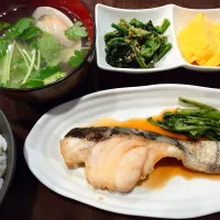 鱈の煮付け定食|伊藤央さん