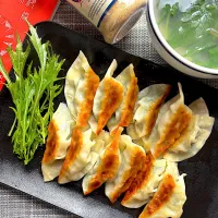 ほうれん草のスパイシー餃子