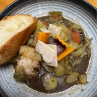 おせちリメイク〜ローストビーフと角煮入りカレースープ|ミカさん