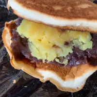 焼き芋とあんこのどら焼き|そらまめさん