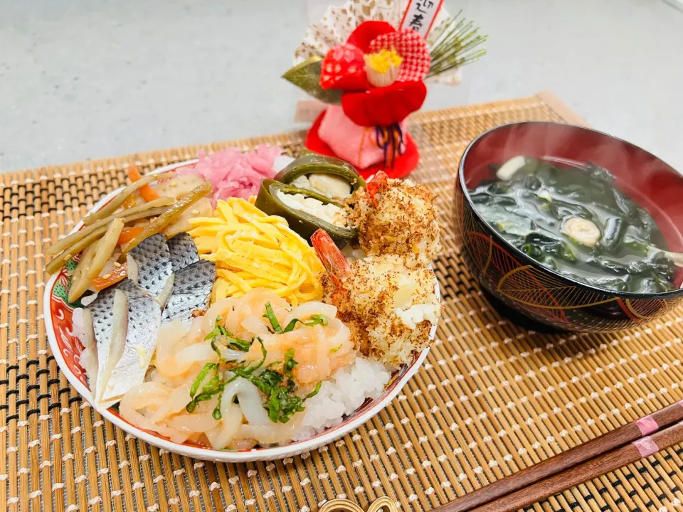 「残り物乗っけ丼」|バシュランさん