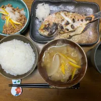 夕食　連子鯛の塩焼き|ATさん
