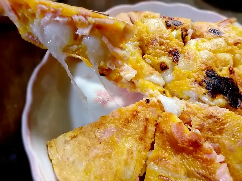 もちハムチーズ焼き|ちかさん