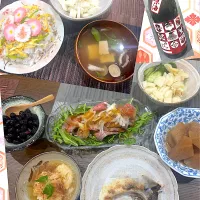 仕事始めの日の晩ご飯  残り物整理(笑)| sakuramochiさん