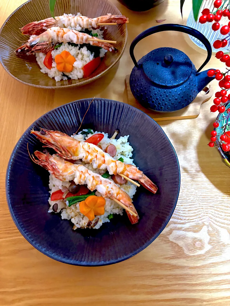 有頭海老のエビピラフ|naho_nonaさん