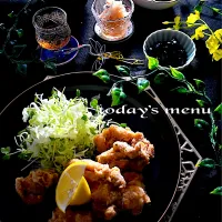 今夜は唐揚げ|山田 奈味　Instagram ＊nmymd369さん