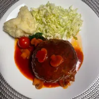 今夜はハンバーグ|めんちゃんさん