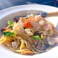 今日のスパゲティ・アーリオ・オーリオ・ペペロンチーノ|Kさん