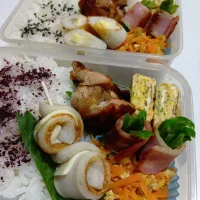 にんじんしりしりー鶏照り焼き弁当|yayoi.Kさん