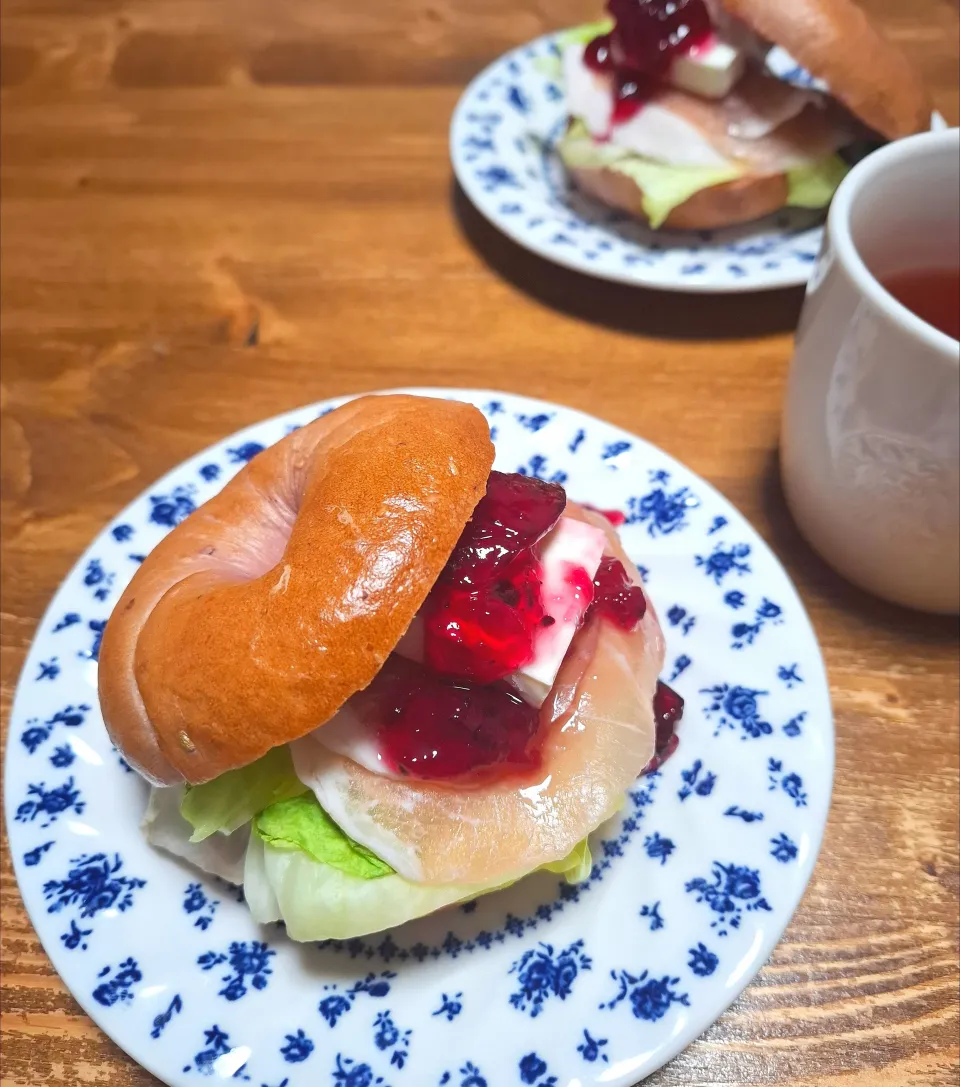🥯朝食ベーグル🥯|ゆきさんさん