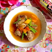 肉団子と野菜のトマト煮🍅|ringonamaさん