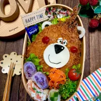 アジフライ弁当|Akiyoෆ¨̮⑅さん