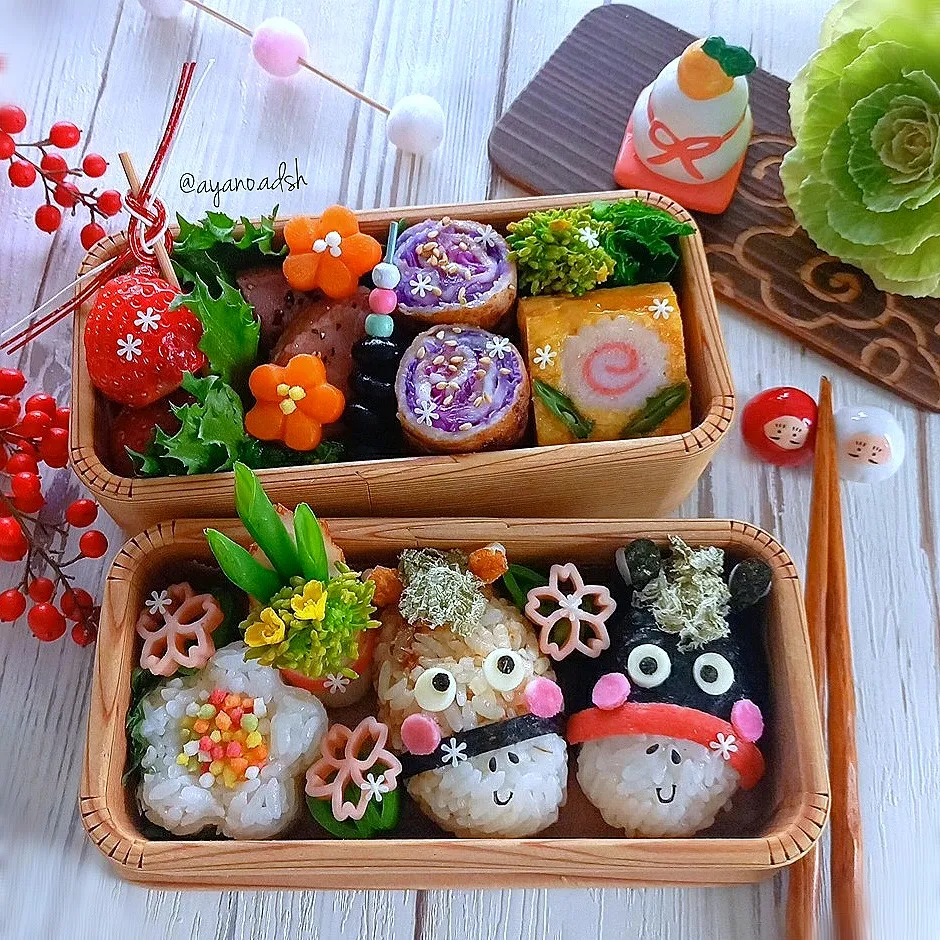 🐴午年弁当🎍|ayano.adshさん