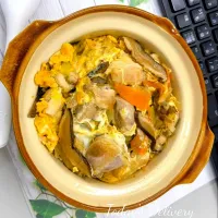 🍲土鍋で椎茸出汁香る🐓親子丼🐣|TakeBooさん