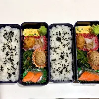 小1双子学童弁当|nao子さん