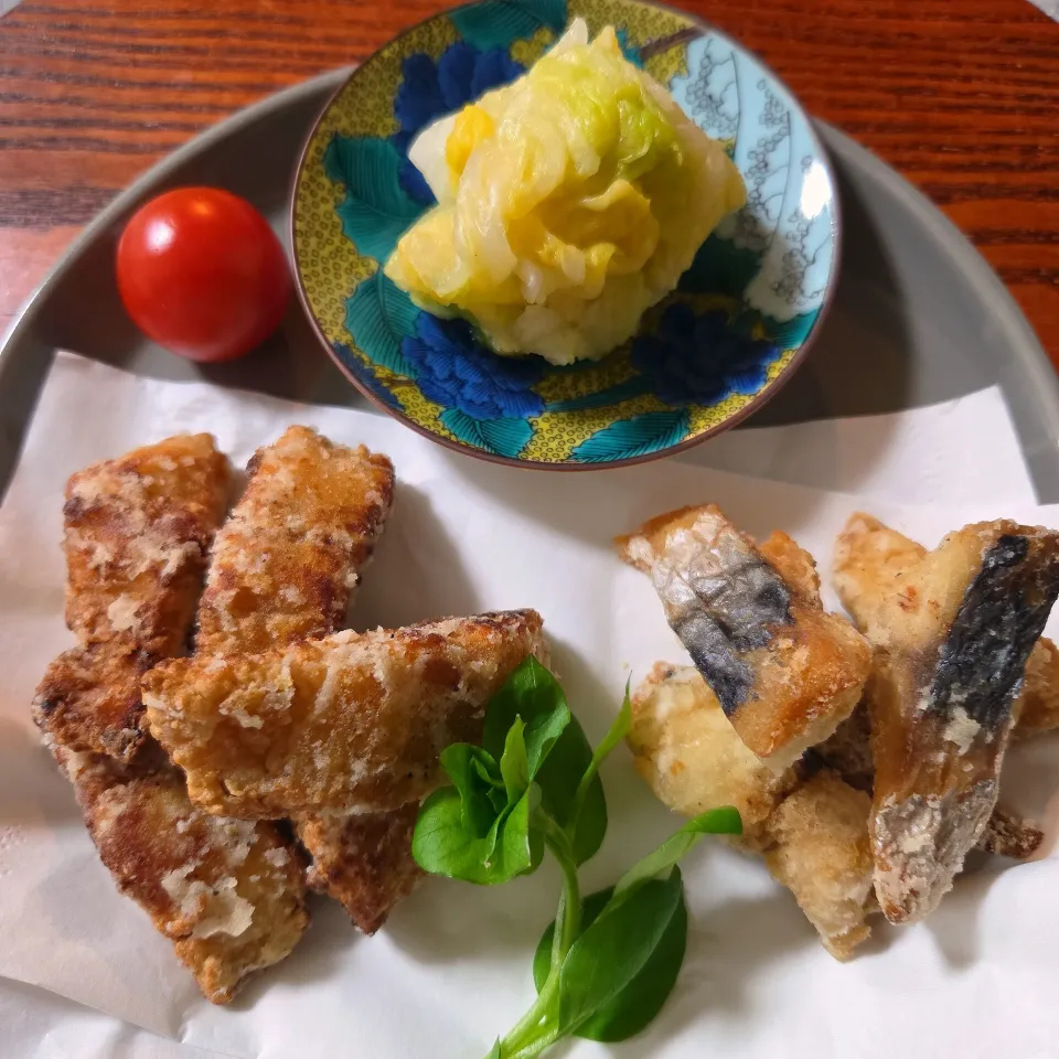 鯖の竜田揚げと塩唐揚げ|aoiさん