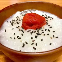 お粥❤️梅干し・ごま塩🍀|まいりさん