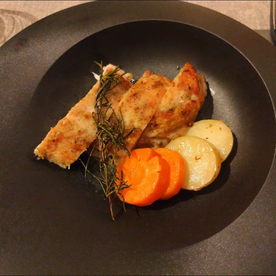 鶏むね白ワイン蒸し|かずさん