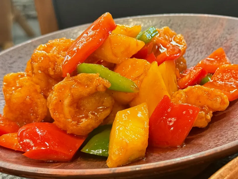 Sweet and sour prawns 🍤|B&Bさん