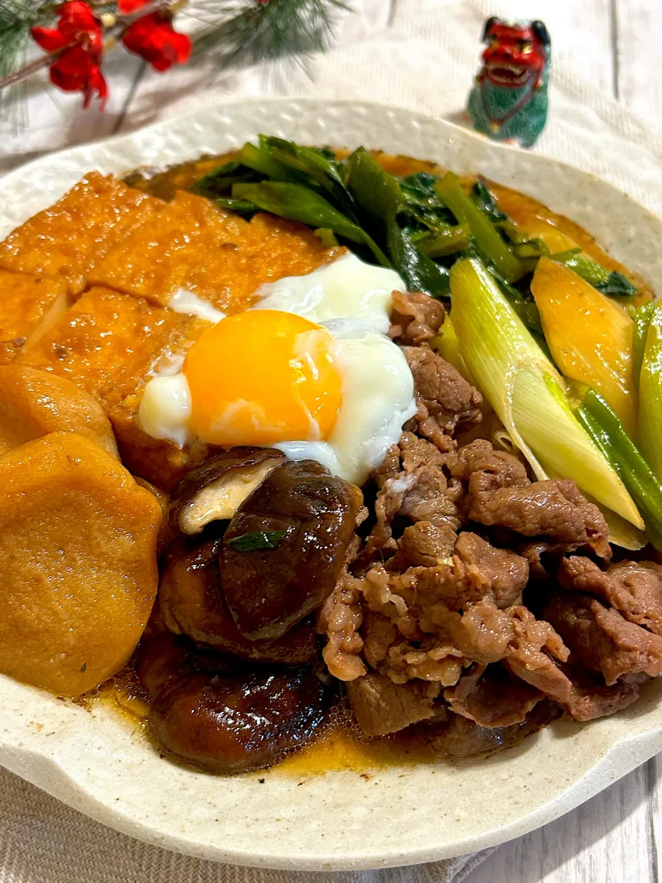 余り物ですき焼き煮|まなまな♡さん