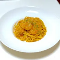 海老のトマトクリームパスタ|イシュタール石井さん