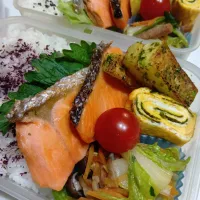 白菜きのこソテー鮭弁当|yayoi.Kさん