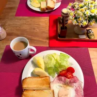 ローゼルさんちの朝ごはん　2025・1・7|ローゼルさん