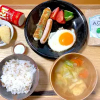 朝ごはん1/7🌱|さくたえさん