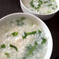 餅入り中華風七草粥|ハルさん