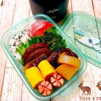 🐔昼【チキンハンバーグ弁当】🐔|Laniさん