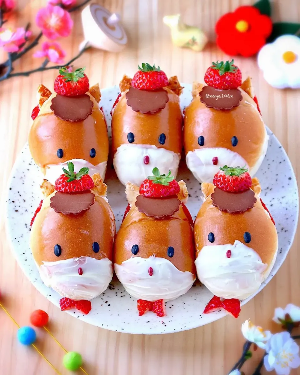 ぐんまちゃん🍓苺サンド|あーたんさん