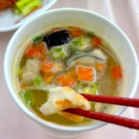 お土産に持ち帰った　オリジナルのドライお味噌汁|ゆーこどんさん