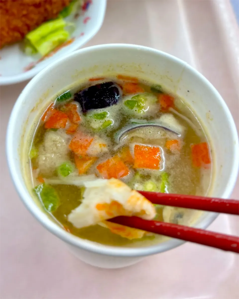 お土産に持ち帰った　オリジナルのドライお味噌汁|ゆーこどんさん