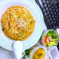 🦀🐣カニ炒飯セット🐣🦀|TakeBooさん