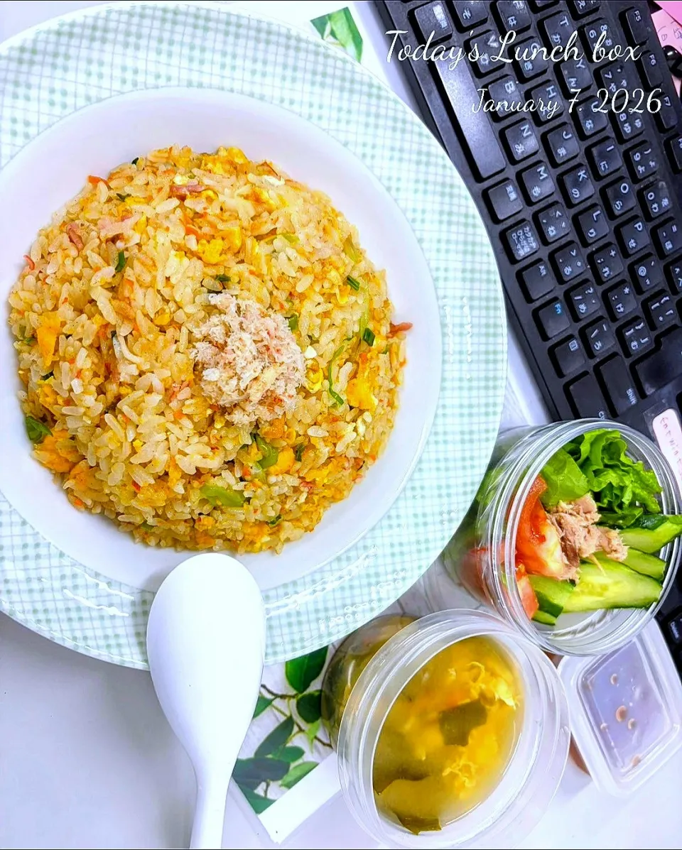 🦀🐣カニ炒飯セット🐣🦀|TakeBooさん