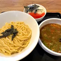 鯛だしつけ麺大盛🍜辛子明太子ご飯セット🍚|buhizouさん