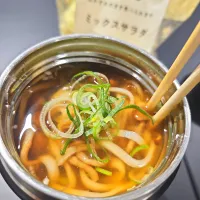 稲庭うどん in THERMOSスープジャー|ばぶちゃんさん