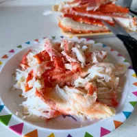 蟹玉と出汁巻きにしました🦀