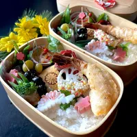 ふたりのおせち風お弁当🍱|とんちんさん