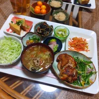 チキンソテー定食です✨