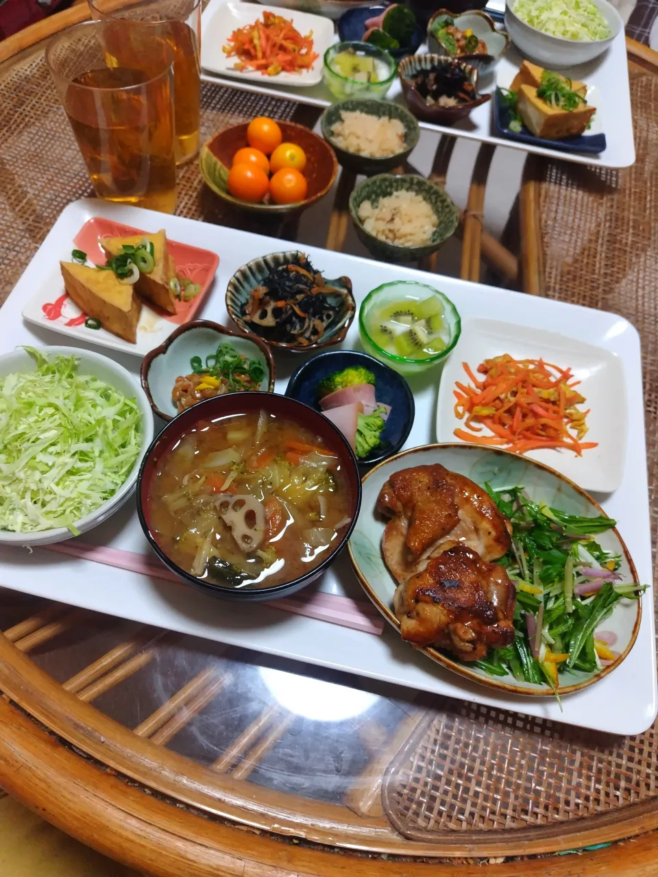 チキンソテー定食です✨|rikako♪。.:＊さん