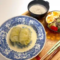 ロールキャベツとごぼうポタージュ| Nagashima  Yukoさん