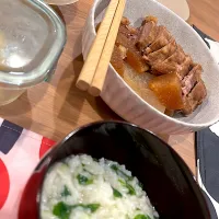 七草粥と角煮|𝕒𝕚. 𝕜𝕠𝕞ᵕ̈*さん