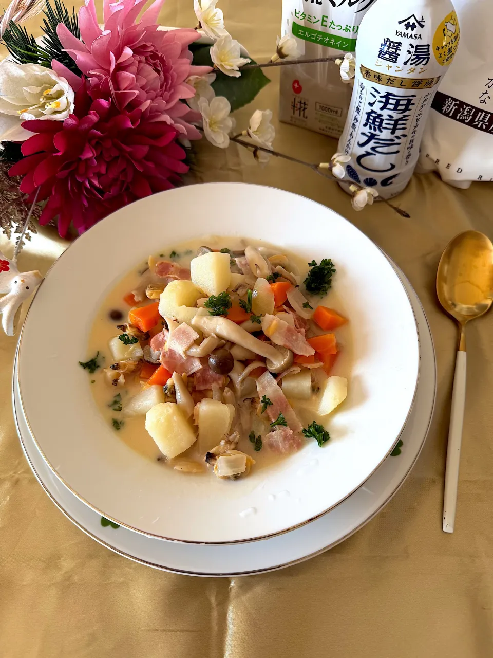 優しいクラムチャウダー✨|いっちゃんさん