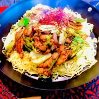 ✩.*˚回鍋肉焼きそば|ゆきえもんさん