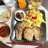 1/7晩ご飯：ひき肉入り大根餅|ななみんさん