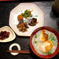 七草かゆの朝ごはん|こむぎこさん