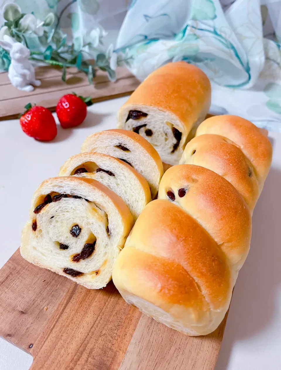 オイル不使用レーズンミニ食パン|mai＊さん